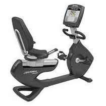 Life Fitness Platinum Club Series Recumbent Lifecycle Exercise Bike