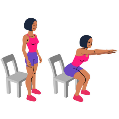 Chair Squats